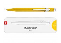 DŁUGOPIS CARAN D'ACHE 849 COLORMAT-X ŻÓŁTY W PUDEŁKU