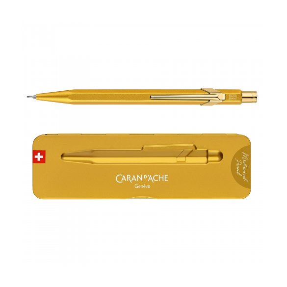 OŁÓWEK AUTOMATYCZNY CARAN D'ACHE 844 GOLDBAR 0,7MM