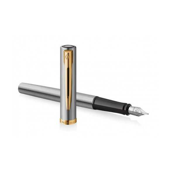 Pióro wieczne Waterman Impression stalowe GT, stalówka F