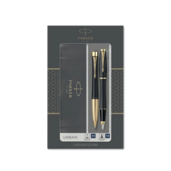 ZESTAW PIÓRO I DŁUGOPIS PARKER DUO URBAN BLACK GT