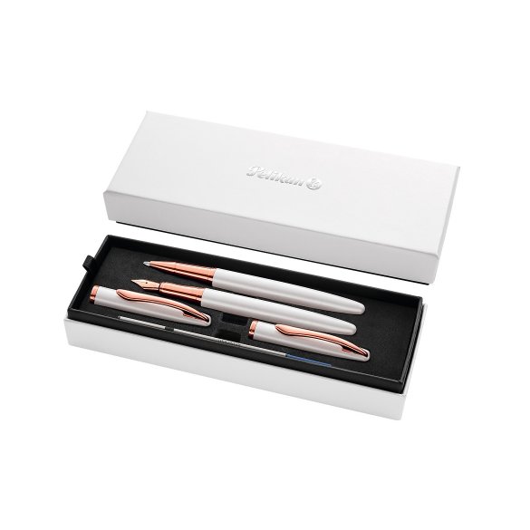 ZESTAW PELIKAN JAZZ NOBLE ELEGANCE PIÓRO I ROLLER PEARL