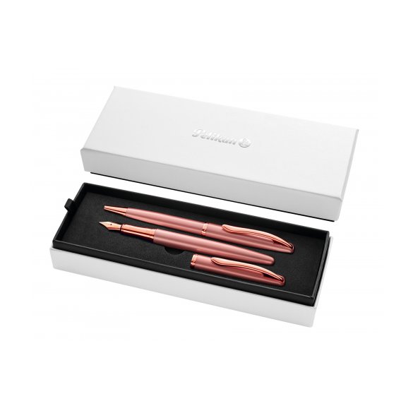 ZESTAW PELIKAN JAZZ NOBLE ELEGANCE PIÓRO I DŁUGOPIS ROSE GOLD
