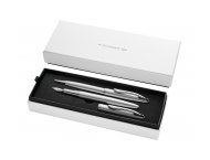 ZESTAW PELIKAN JAZZ NOBLE ELEGANCE PIÓRO I DŁUGOPIS SREBRNY