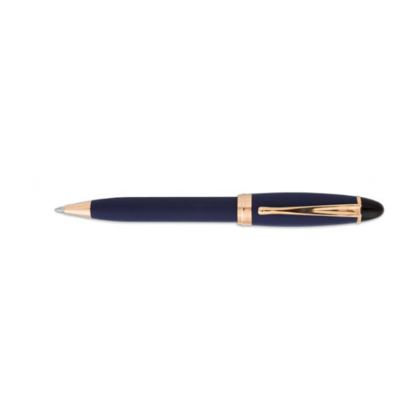 DŁUGOPIS AURORA IPSILON SATIN NIEBIESKI MAT ROSE GOLD