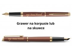 Laserowy grawer na skuwce lub korpusie
