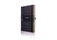 NOTATNIK CASTELLI MILANO HONEYCOMB BLACK & GOLD