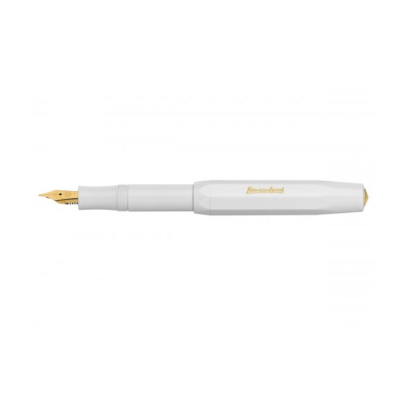 PIÓRO WIECZNE KAWECO CLASSIC SPORT WHITE F