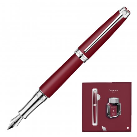 PIÓRO WIECZNE CARAN D'ACHE LEMAN BURGUNDY Z ATRAMENTEM EDYCJA SPECJALNA