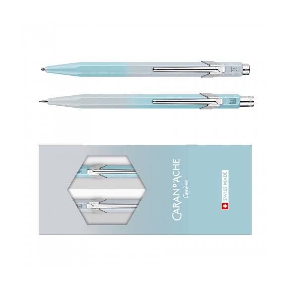 ZESTAW CARAN D'ACHE BLUE LAGOON DŁUGOPIS I OŁÓWEK 0,5mm