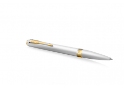 Długopis Parker Meridian Chrome GT, srebrny, złote wykończenia