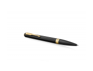 Długopis Parker Meridian Glossy Black GT, czarny błyszczący, złote wykończenia