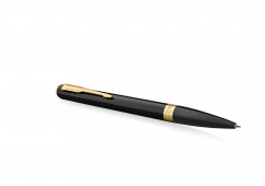 Długopis Parker Meridian Glossy Black GT, czarny błyszczący, złote wykończenia