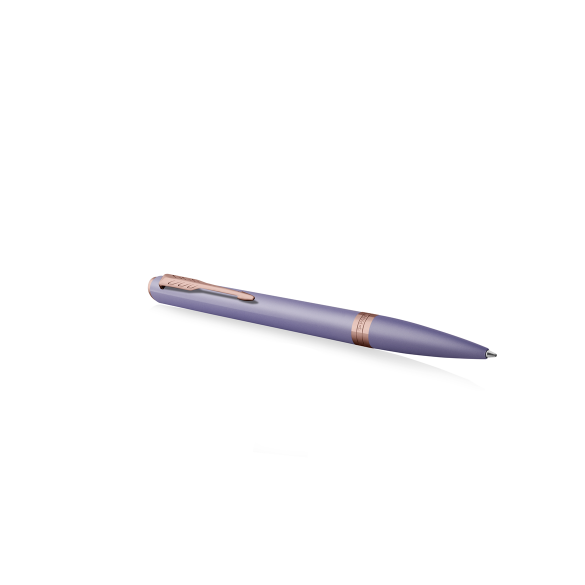 Długopis Parker Meridian Lilac PGT, liliowy, wykończenia w kolorze różowego złota