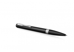 Długopis Parker Meridian Matte Black CT, czarny matowy, srebrne wykończenia