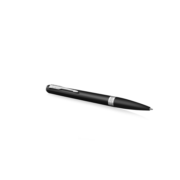 Długopis Parker Meridian Matte Black CT, czarny matowy, srebrne wykończenia