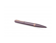 Długopis Parker Meridian Purple PGT, fioletowy, wykończenia w kolorze różowego złota