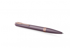 Długopis Parker Meridian Purple PGT, fioletowy, wykończenia w kolorze różowego złota