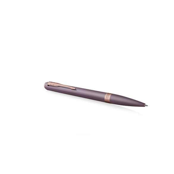 Długopis Parker Meridian Purple PGT, fioletowy, wykończenia w kolorze różowego złota