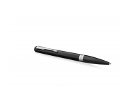 Długopis Parker Meridian Glossy Black CT, czarny błyszczący, srebrne wykończenia