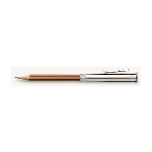 OŁÓWEK GRAF VON FABER-CASTELL PERFECT PENCIL BRĄZOWY SREBRNY