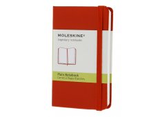 NOTES MOLESKINE CLASSIC POCKET CZERWONY GŁADKI, OPRAWA TWARDA