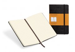 NOTES MOLESKINE CLASSIC POCKET CZARNY W LINIE, OPRAWA TWARDA