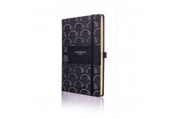 NOTATNIK CASTELLI MILANO ART DECO BLACK & GOLD