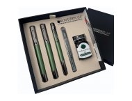 ZESTAW MONTEVERDE RITMA GREEN PIÓRO WIECZNE, ROLLER I DŁUGOPIS W PUDEŁKU 