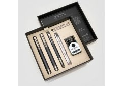 ZESTAW MONTEVERDE RITMA BLACK PIÓRO WIECZNE, ROLLER I DŁUGOPIS W PUDEŁKU