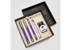 ZESTAW MONTEVERDE RITMA PURPLE PIÓRO WIECZNE, ROLLER I DŁUGOPIS W PUDEŁKU