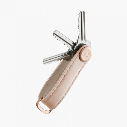 Skórzane etui na klucze Orbitkey LEATHER BLUSH/BLUSH