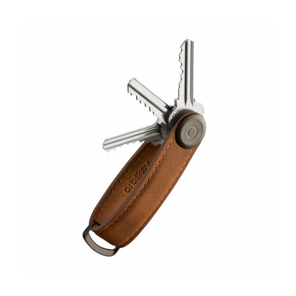 Skórzane etui na klucze Orbitkey 2.0 CRAZY HORSE CHESTNUT BROWN