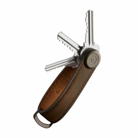 Skórzane etui na klucze Orbitkey 2.0 CRAZY HORSE OAK BROWN