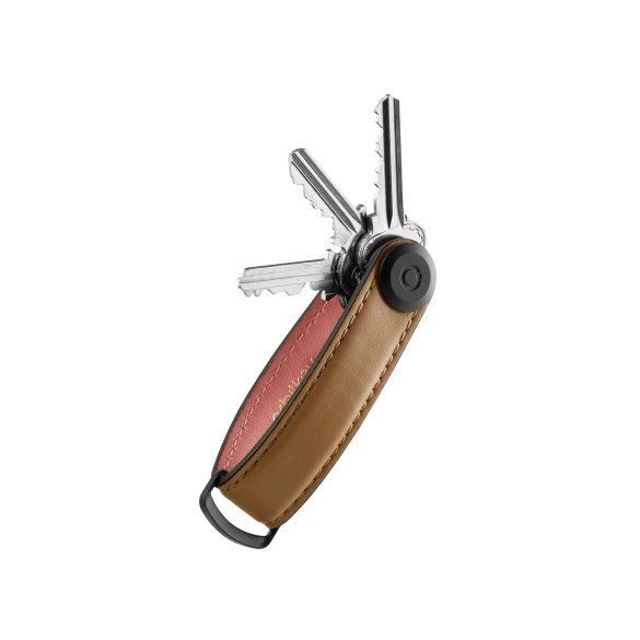 SKÓRZANE ETUI NA KLUCZE ORBITKEY COCOA ROSE SKÓRA NATURALNA