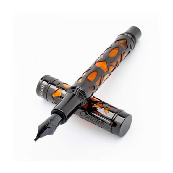 PIÓRO WIECZNE CONKLIN ENDURA DECO CREST, ORANGE METAL