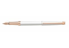 PIÓRO WIECZNE Caran d'Ache Leman Slim WHITE ROSE GOLD- GRAWEROWANA TABLICZKA GRATIS!!!
