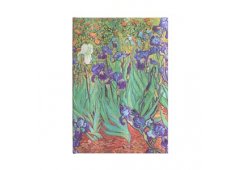 NOTES PAPERBLANKS IRISES SLIM W LINIE