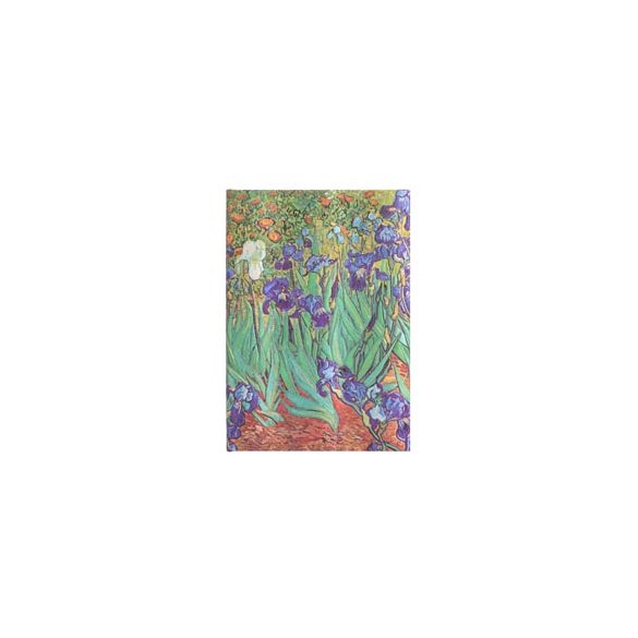NOTES PAPERBLANKS IRISES SLIM W LINIE