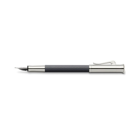 PIÓRO GRAF VON FABER-CASTELL GUILLOCHE CISELE ANTHRACITE M