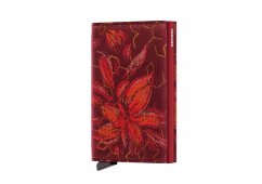 PORTFEL SECRID RFID SLIMWALLET JACQUARD BORDEAUX - LIMITED EDITION