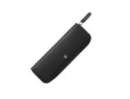 CZARNE ETUI CROSS PODWÓJNE NA SUWAK NATURALNA SKÓRA SAFFIANO