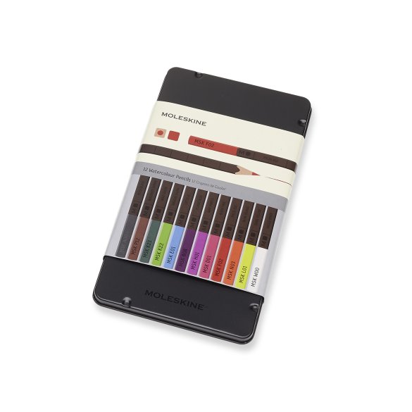 ZESTAW KREDEK AKWARELOWYCH MOLESKINE SMART 12 SZT.