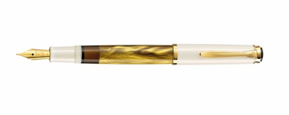 PIÓRO WIECZNE PELIKAN CLASSIC M200 GOLD MARBLED EF