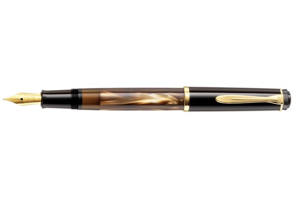 PIÓRO WIECZNE PELIKAN M200 BROWN MARBLED F