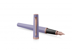 Pióro wieczne Parker Meridian Lilac PGT, liliowe, wykończenia w kolorze różowego złota