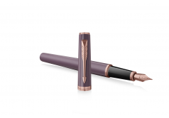 Pióro wieczne Parker Meridian Purple PGT, fioletowe, wykończenia w kolorze różowego złota