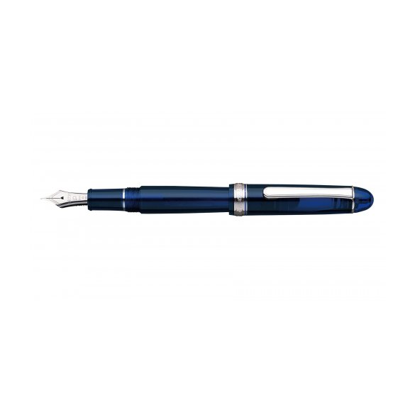 PIÓRO WIECZNE PLATINUM 3776 CENTURY RHODIUM CHARTRES BLUE CT