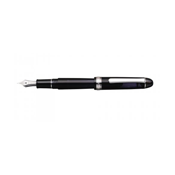 PIÓRO WIECZNE PLATINUM 3776 CENTURY RHODIUM BLACK DIAMOND CT