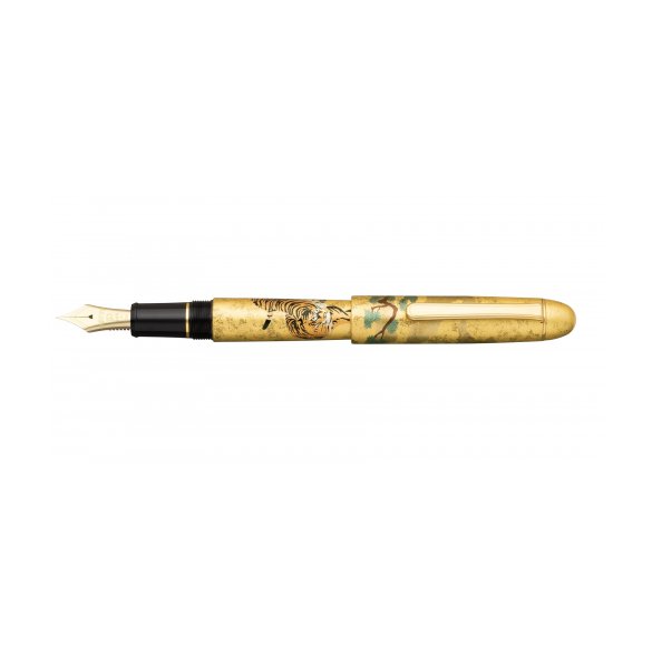 PIÓRO WIECZNE PLATINUM 3776 KANAZAWA GOLD LEAF MATSU-TORA F