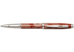 ROLLER SHEAFFER 100 CZERWONY Z BIAŁYM WZOREM